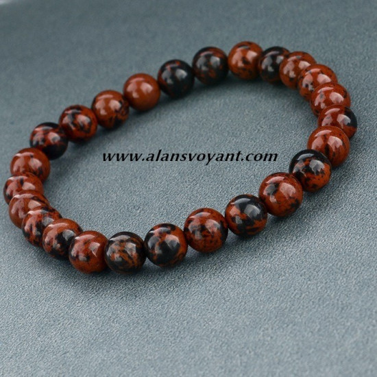 BRACELET EN OBSIDIENNE