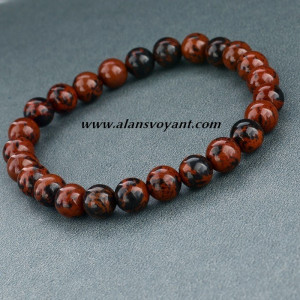 BRACELET EN OBSIDIENNE